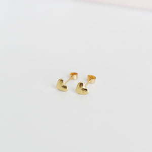 Aretes Abridores Corazón - Colección Oro