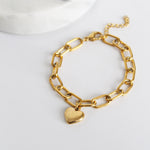 Pulsera Chunky Corazón