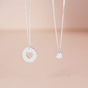 Collar Dúo Madre e Hija ♡♥ - Colección Silver