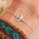 Pulsera Avión - Colección Silver